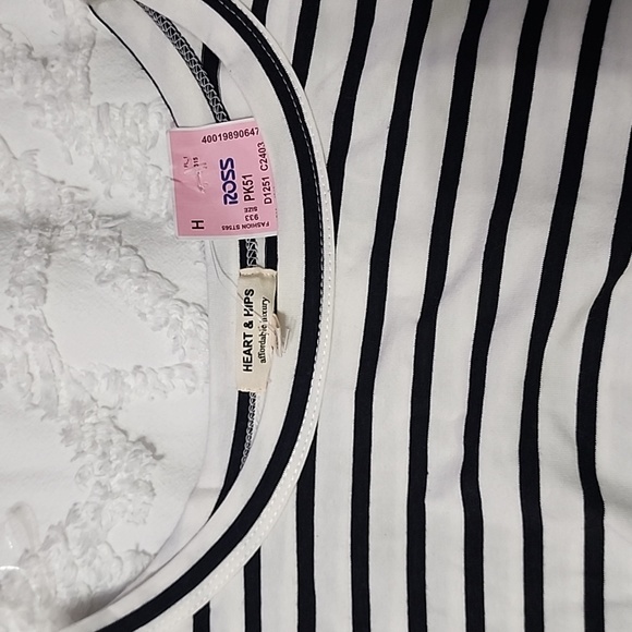 Striped maternity dress - Picture 4 of 4